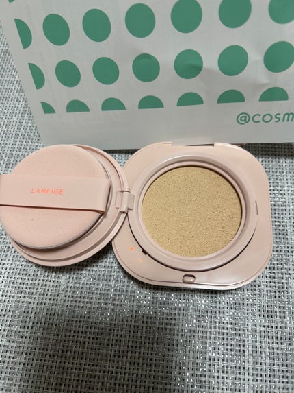 LANEIGE ネオクッション グロウのクチコミ「@cosmeさんを通してLANEIGEさんの「ネオクッション グロウ 21N」を頂きました。
.....」(2枚目)