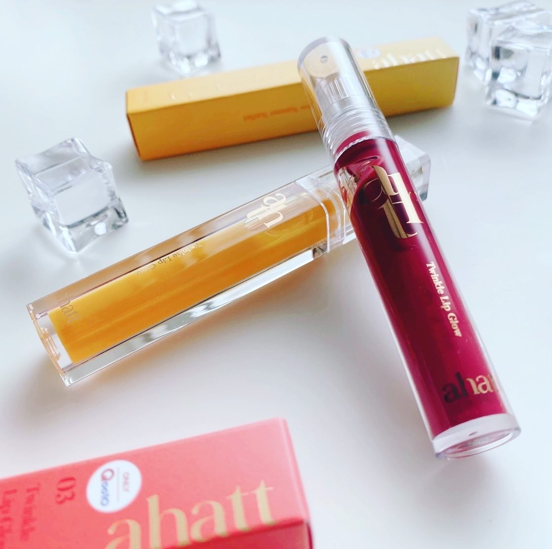 トゥインクルリップグロウ/ahatt/リップグロスを使ったクチコミ(1枚目)