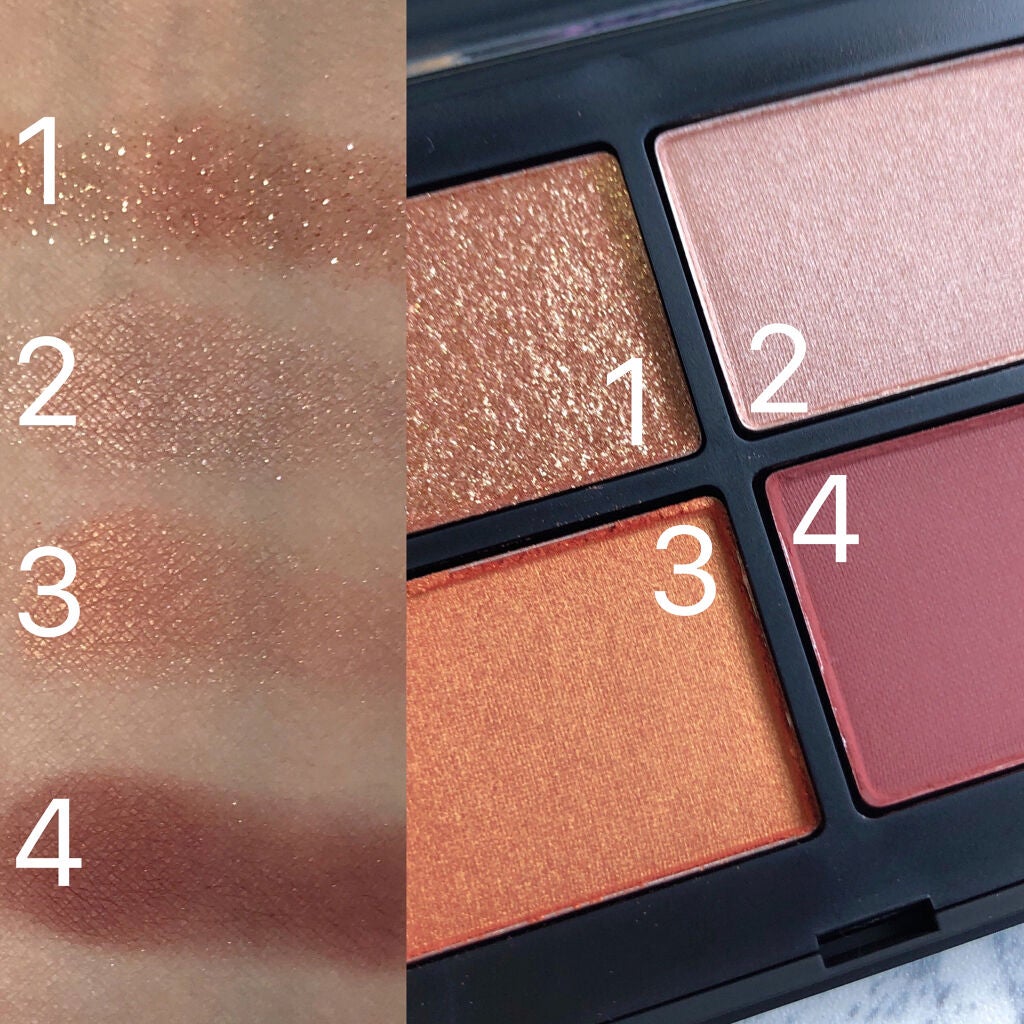 クワッドアイシャドー/NARS/アイシャドウパレットを使ったクチコミ(2枚目)