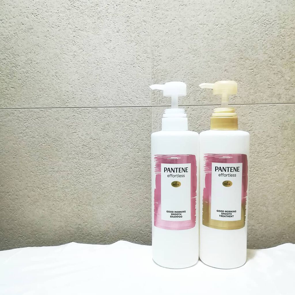 パンテーン エフォートレス グッドモーニング スムース シャンプー／トリートメント/パンテーン/市販シャンプーを使ったクチコミ（1枚目）