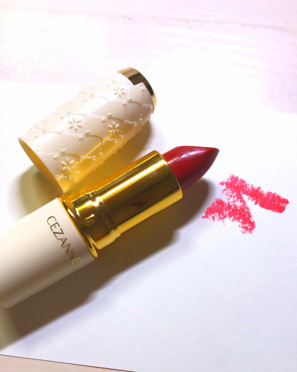 ラスティング リップカラーN/CEZANNE/口紅を使ったクチコミ(1枚目)