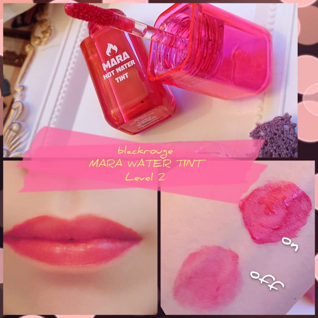 マーラーホットウォーターティント/BLACK ROUGE/リップティントを使ったクチコミ（1枚目）