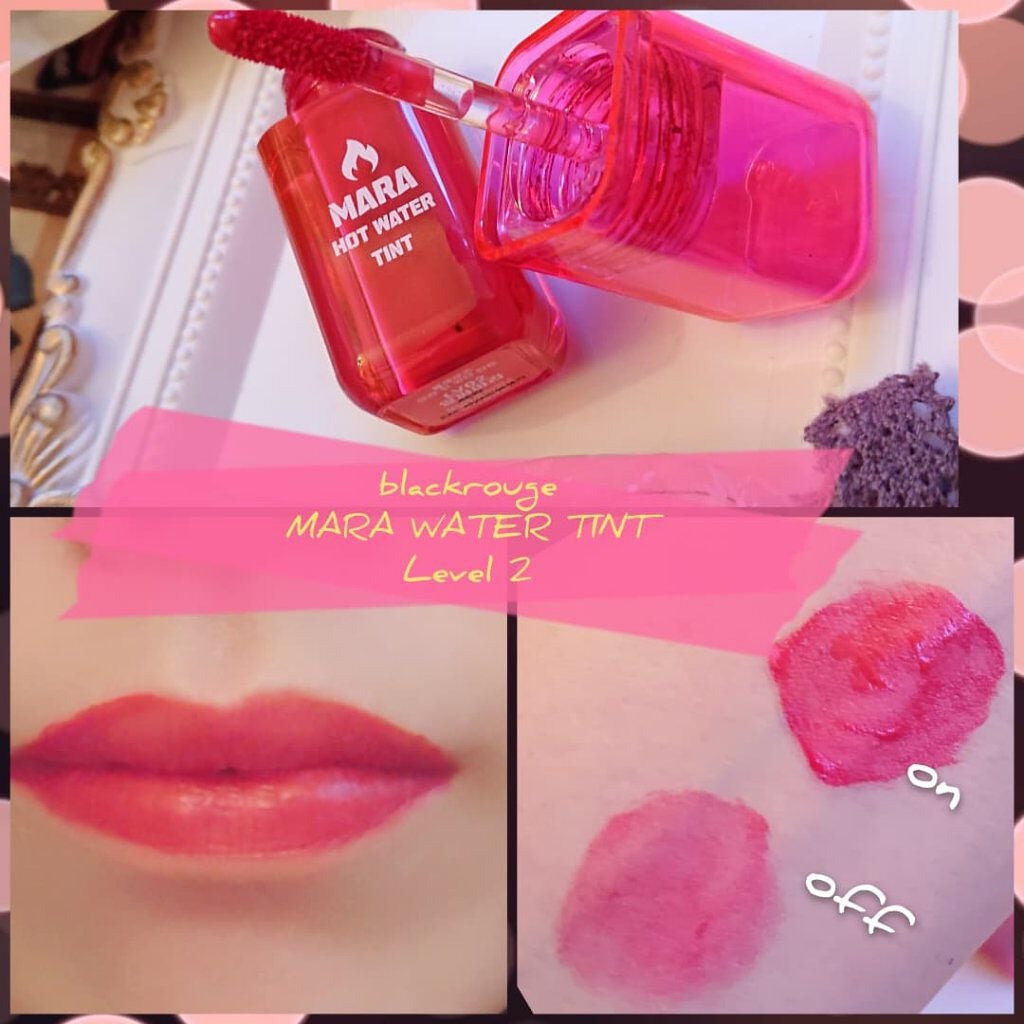 マーラーホットウォーターティント/BLACK ROUGE/リップティントを使ったクチコミ(1枚目)