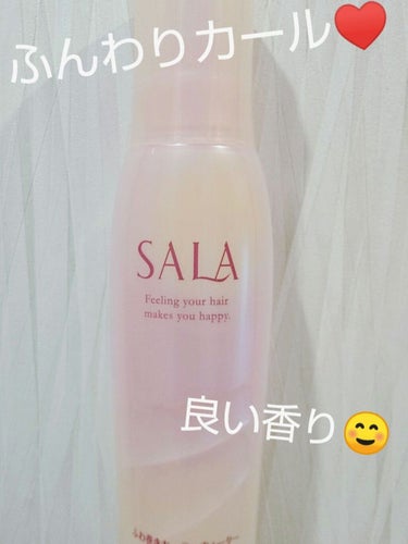 SALA ふわ巻きカーラーウォーターのクチコミ「SALA 
ふわ巻きカラーウォーター
清楚で優しいサラの香り
160ml

コテやアイロンでふ.....」（2枚目）