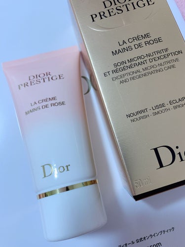 Dior

プレステージ ラ クレーム マン ド ローズ

新発売のプレステージから出たハンドクリームです

塗ったらプレステージの香りが広がります
いい香りのローズです
直ぐにサッとサラサラ～2なりま