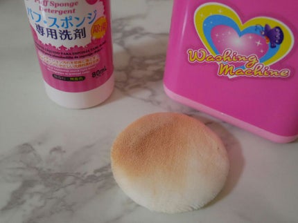 パフ・スポンジ専用洗剤/DAISO/その他化粧小物を使ったクチコミ(2枚目)