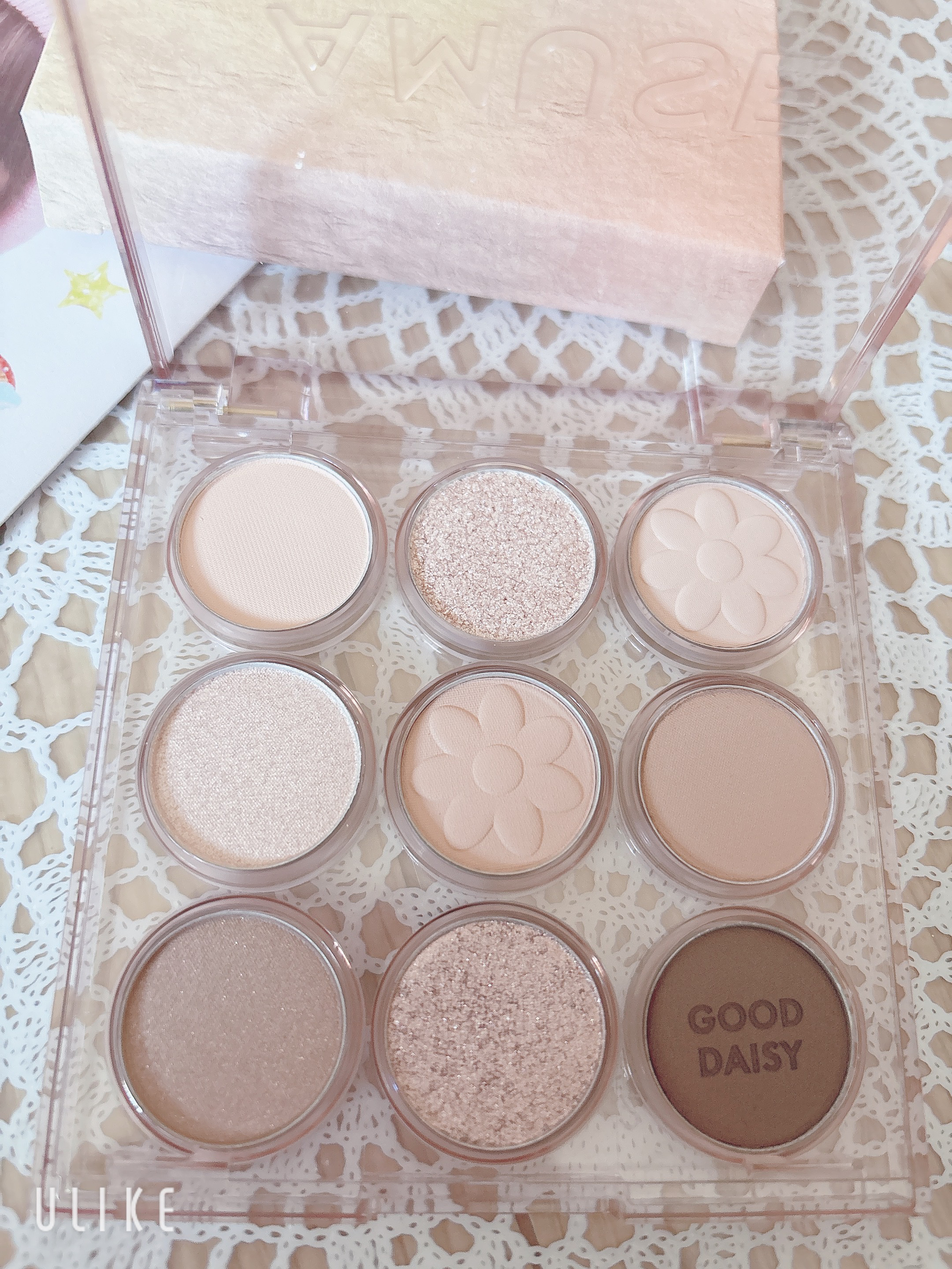 アイカラーパレット 03 デイジー/AMUSE/アイシャドウパレットを使ったクチコミ（2枚目）