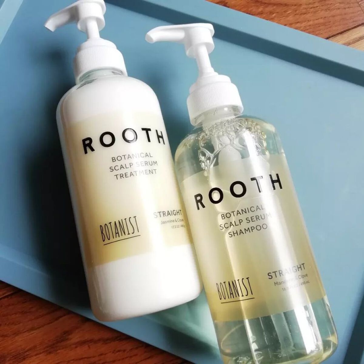 ルース ボタニカルスカルプセラム シャンプー・トリートメント（ストレート）/BOTANIST/市販シャンプーを使ったクチコミ（1枚目）