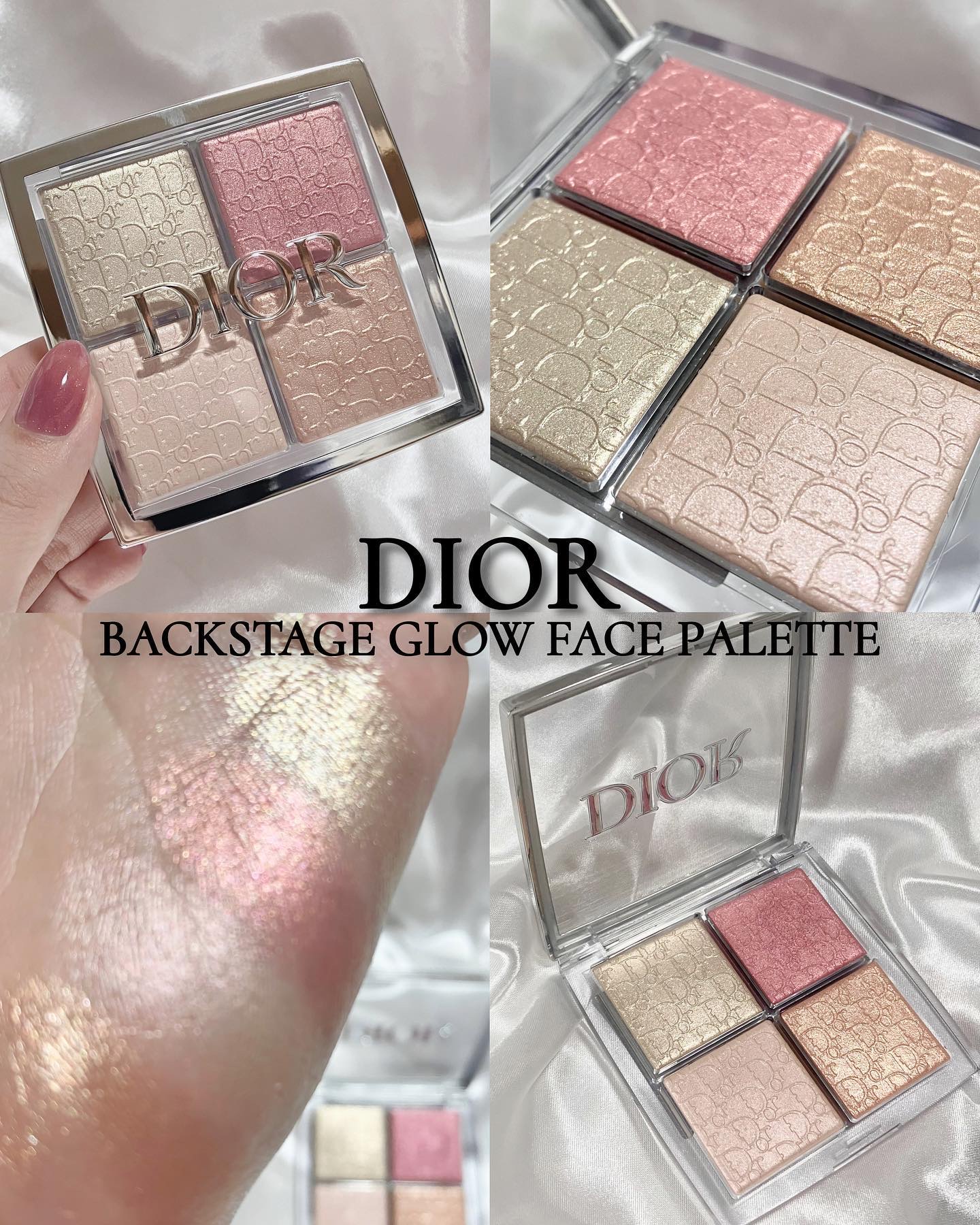 ディオール バックステージ フェイス グロウ パレット/Dior/ハイライトを使ったクチコミ（1枚目）
