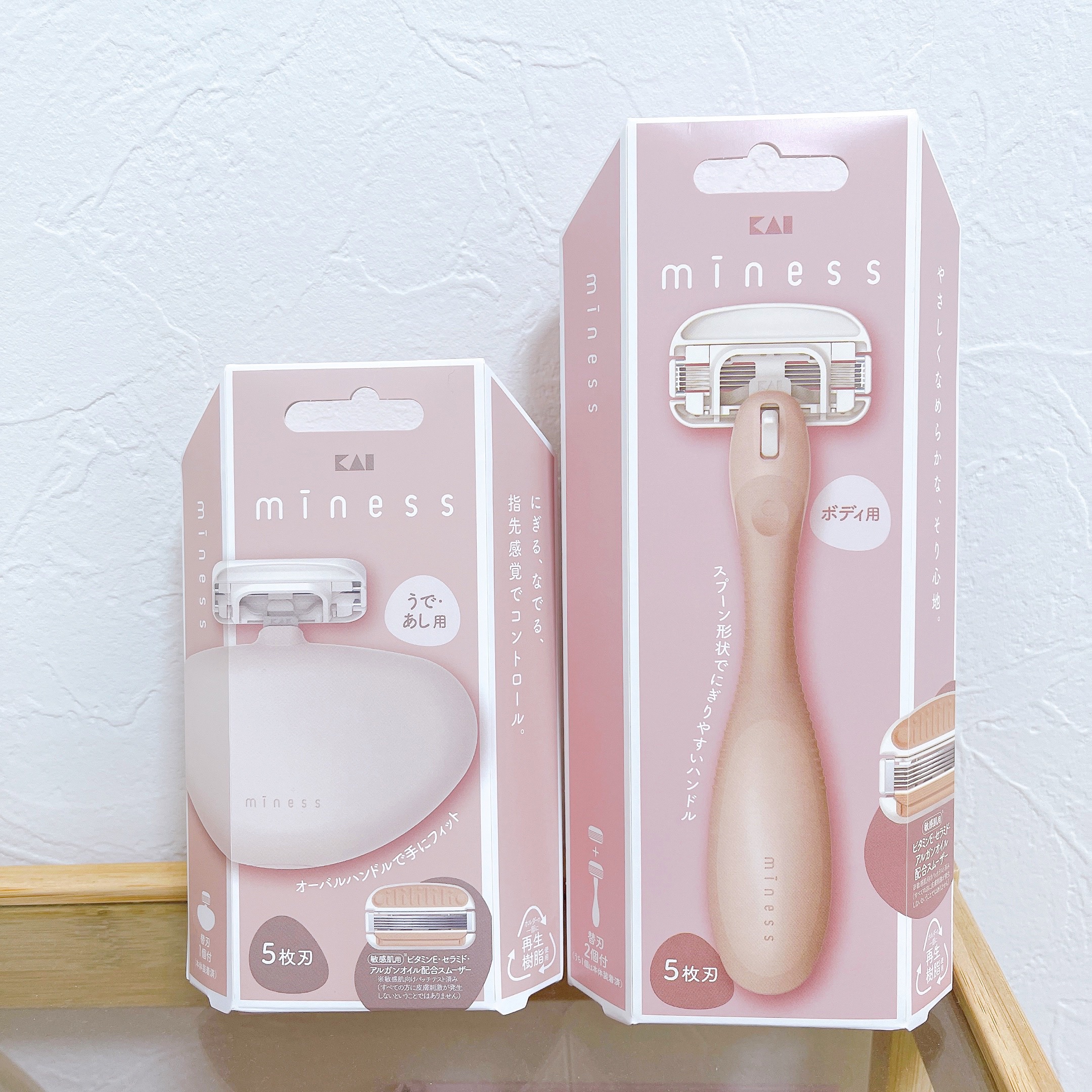 miness ボディ用カミソリ 替刃2個付/貝印/シェーバーを使ったクチコミ（2枚目）