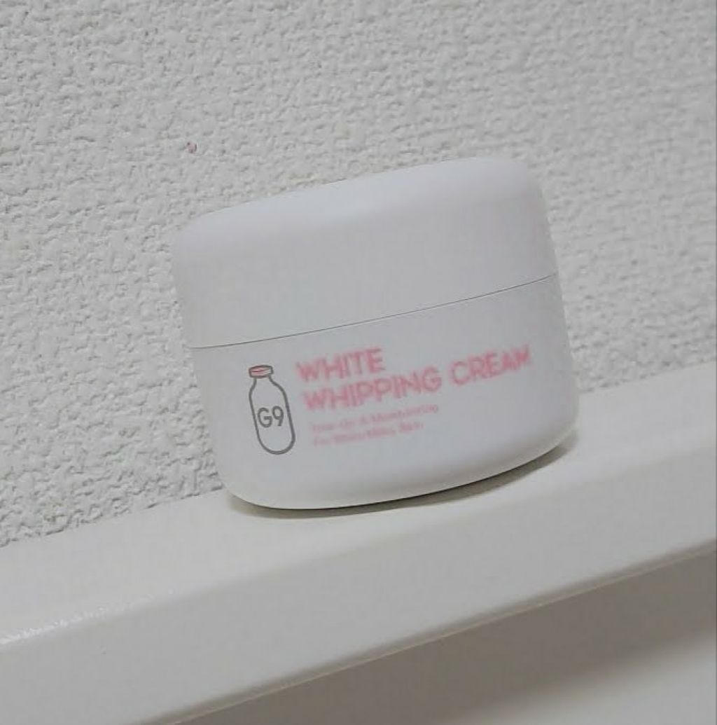 WHITE WHIPPING CREAM(ウユクリーム)/G9SKIN/化粧下地を使ったクチコミ（1枚目）