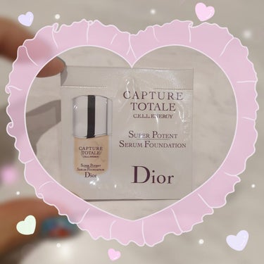 Dior 【旧】カプチュール トータル セル ENGY スーパー セラム ファンデーションのクチコミ「以前Diorさんで買い物した際に、カプチュール トータル セル ENGY スーパー セラム フ.....」（1枚目）