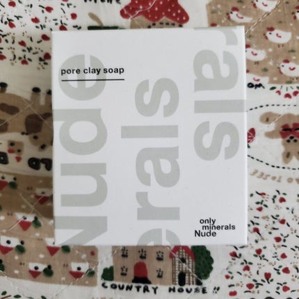 Nude ポアクレイソープ/ONLY MINERALS/洗顔石鹸を使ったクチコミ(1枚目)