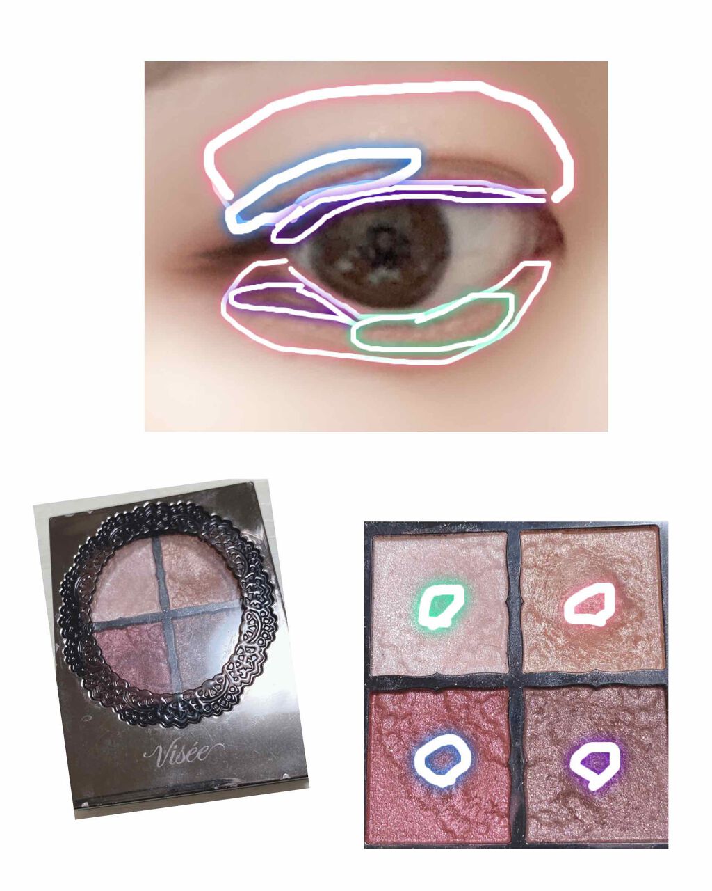 グロッシーリッチ アイズ/Visée/アイシャドウパレットを使ったクチコミ(2枚目)