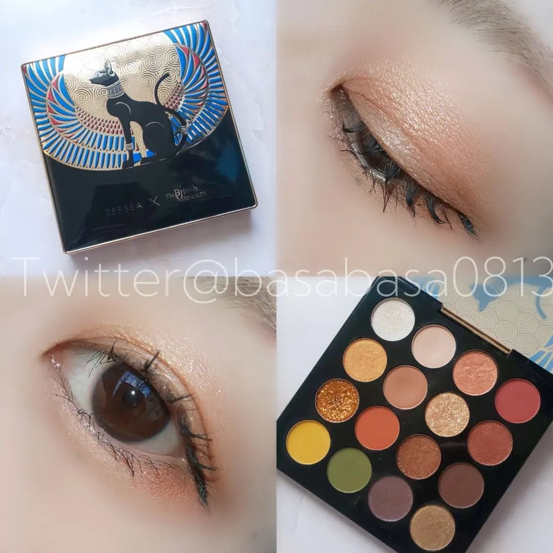 大英博物館 エジプトシリーズ アイシャドウパレット/ZEESEA/アイシャドウパレットを使ったクチコミ(1枚目)