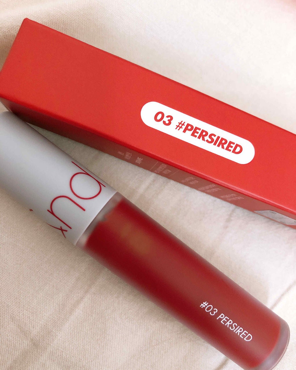 ゼロベルベットティント/rom&nd/リップティントを使ったクチコミ(2枚目)