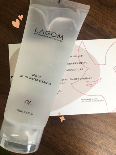 ラゴム ジェルトゥウォーター クレンザー(朝用洗顔)/LAGOM /洗顔フォームを使ったクチコミ（1枚目）