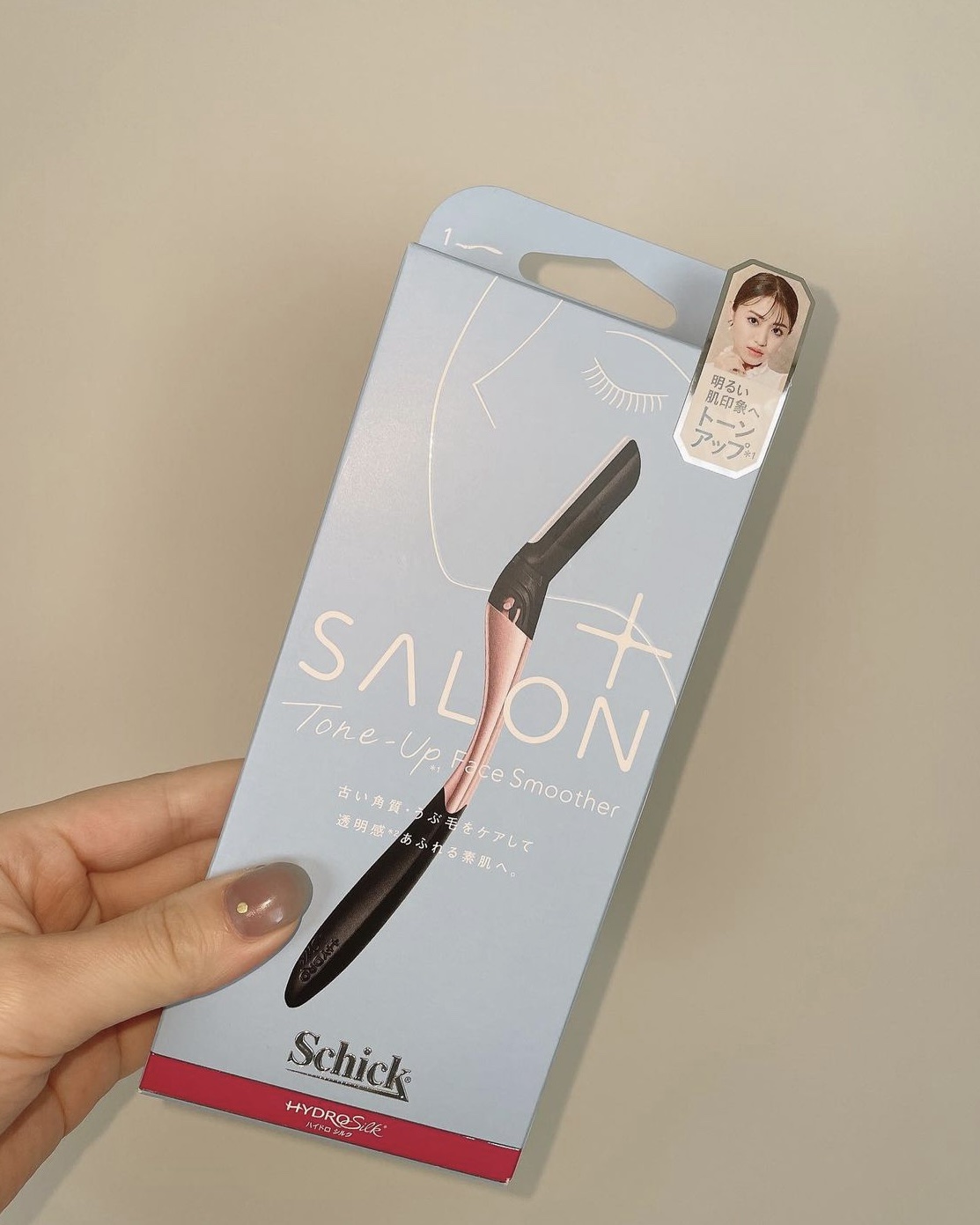 サロンプラス トーンアップ フェイススムーサー ホルダー（刃付き）/サロンプラス/シェーバーを使ったクチコミ（2枚目）