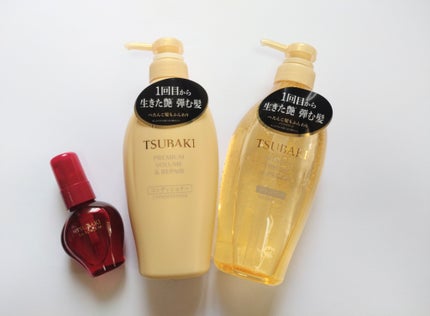 TSUBAKI プレミアム ボリューム&リペア シャンプー/コンディショナー/TSUBAKI/市販シャンプーを使ったクチコミ(1枚目)