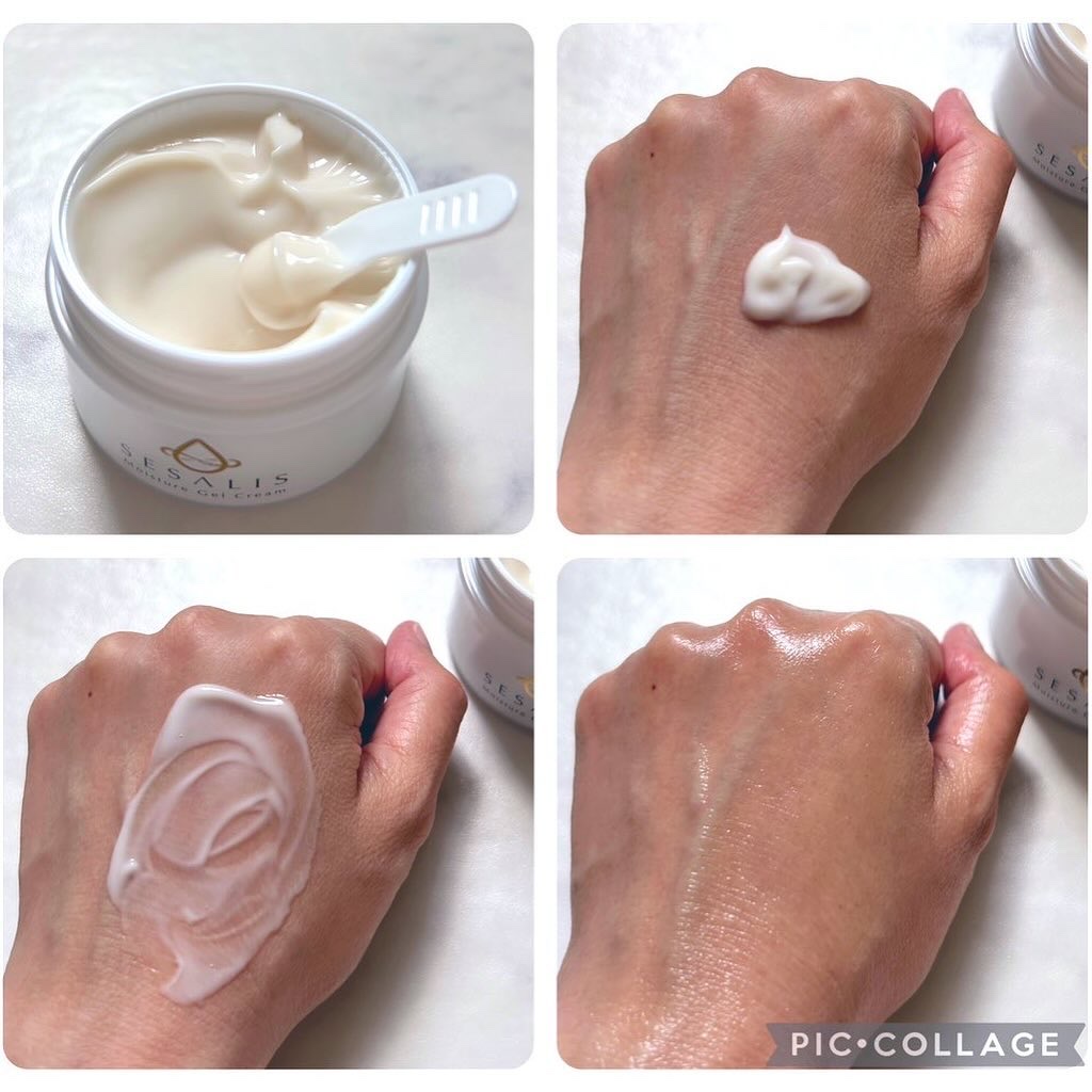 モイスチャージェルクリーム/SESALIS/フェイスクリームを使ったクチコミ（3枚目）