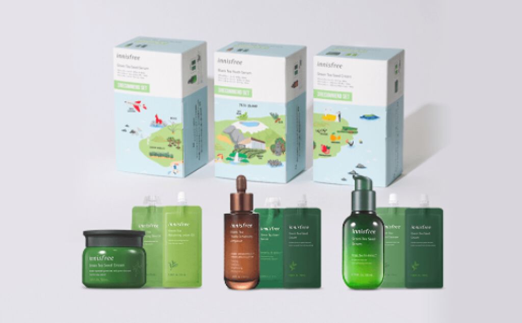 グリーンティーシード クリーム/innisfree/フェイスクリームを使ったクチコミ（2枚目）