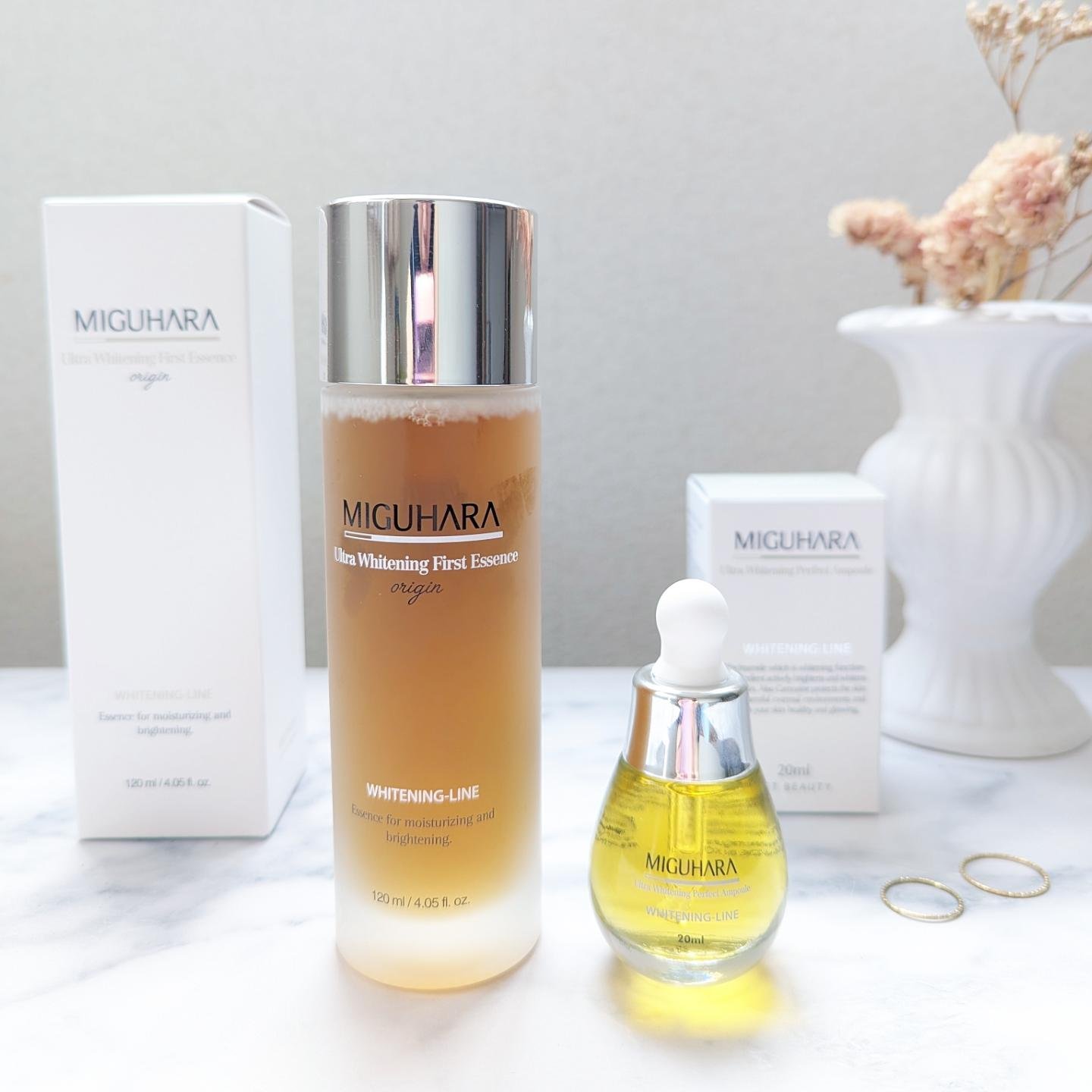 Ultra Whitening Perfect Ampoule/MIGUHARA/美容液を使ったクチコミ（1枚目）