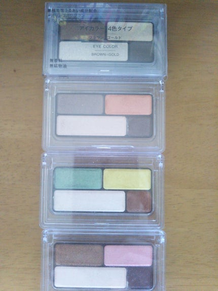 アイカラー(4色タイプ)(旧)/無印良品/アイシャドウパレットを使ったクチコミ(1枚目)