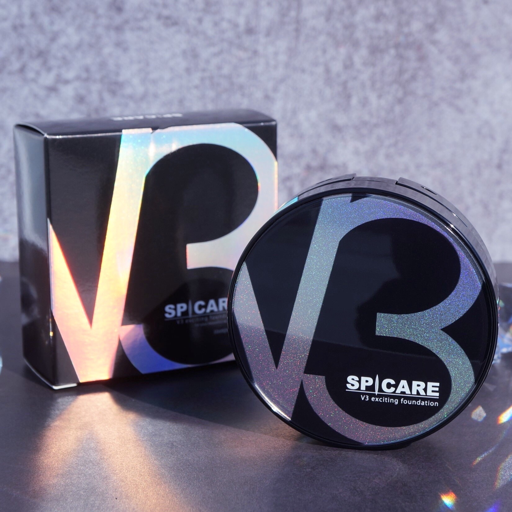 V3 エキサイティングファンデーション/SPICARE/クッションファンデーションを使ったクチコミ（1枚目）