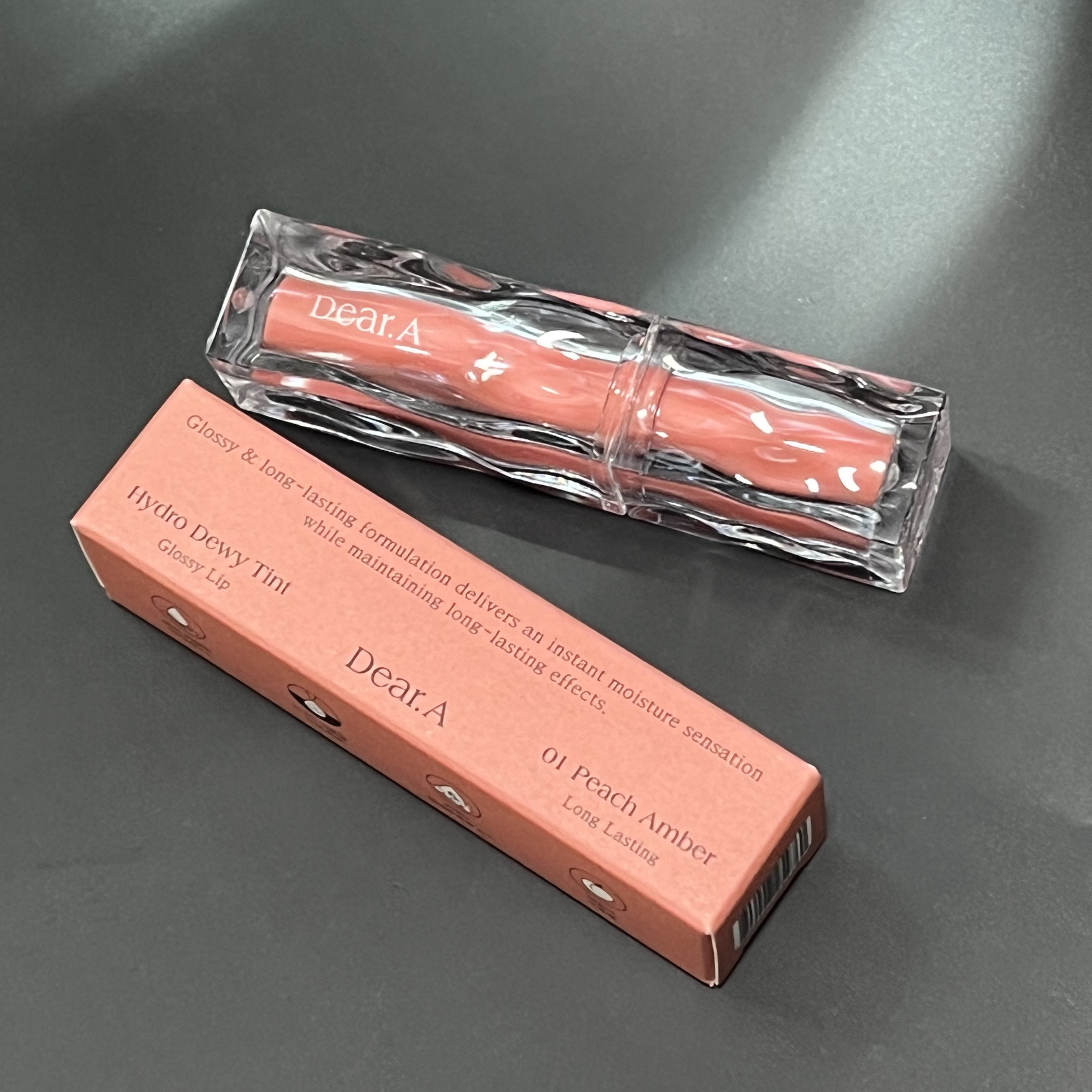ハイドロデュイティント 01. ピーチアンバー/Dear.A/リップティントを使ったクチコミ（2枚目）