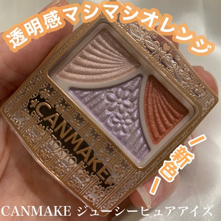 ジューシーピュアアイズ/キャンメイク/アイシャドウパレットを使ったクチコミ(1枚目)