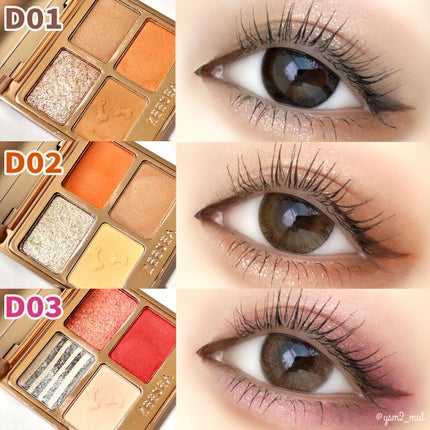 アニマルアイシャドウ(4シェード)/ZEESEA/アイシャドウパレットを使ったクチコミ(6枚目)