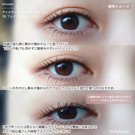 エテュセ アイエディション(カラーパレット)/ettusais/アイシャドウパレットを使ったクチコミ(4枚目)