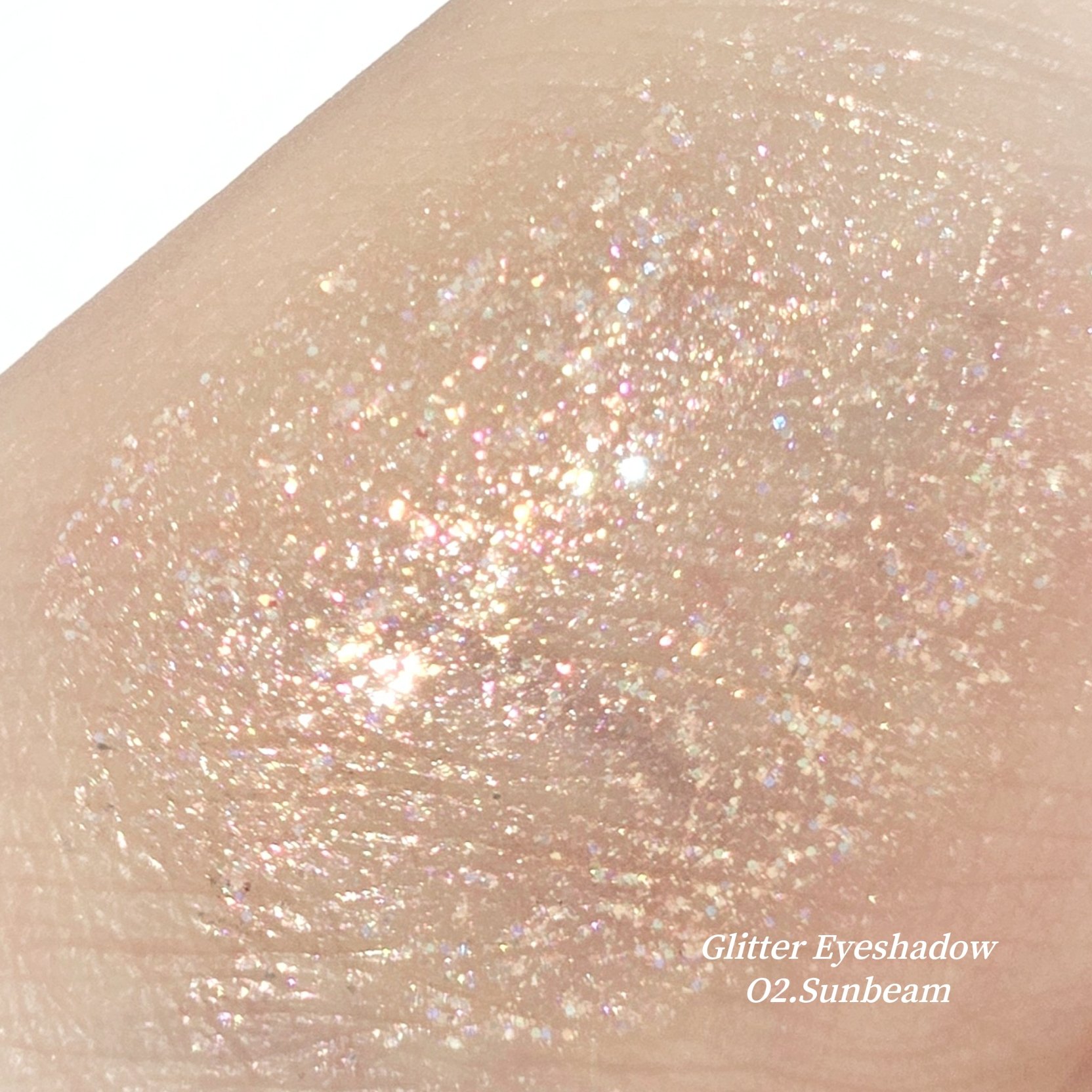 グリッターアイシャドウ/Dear.A/グリッターを使ったクチコミ（2枚目）