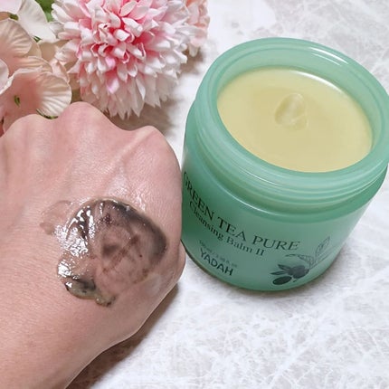 グリーンティーピュアクレンジングバームⅡ/YADAH/クレンジングバームを使ったクチコミ(5枚目)