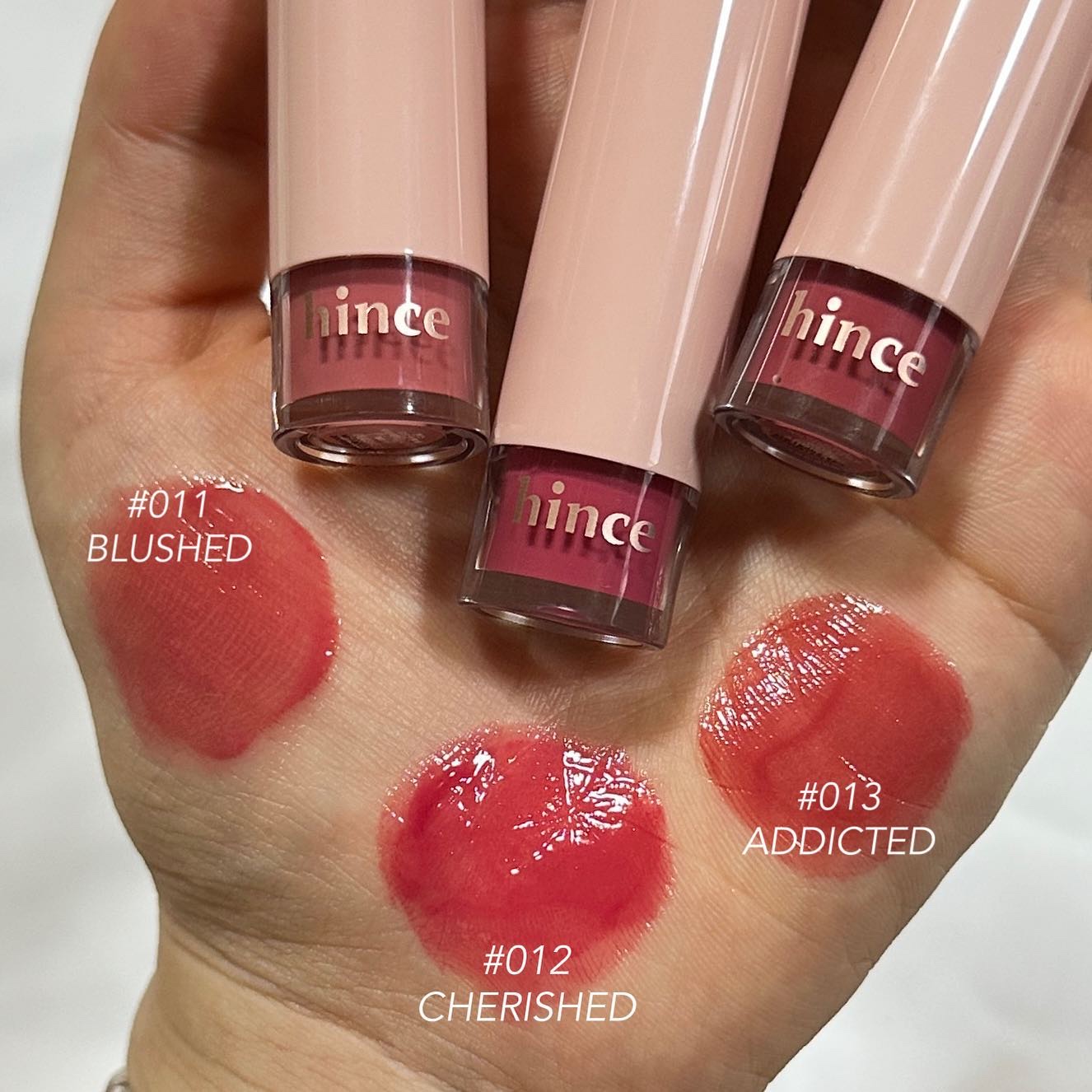 ムードインハンサーウォーターリキッドグロウ/hince/口紅を使ったクチコミ（2枚目）