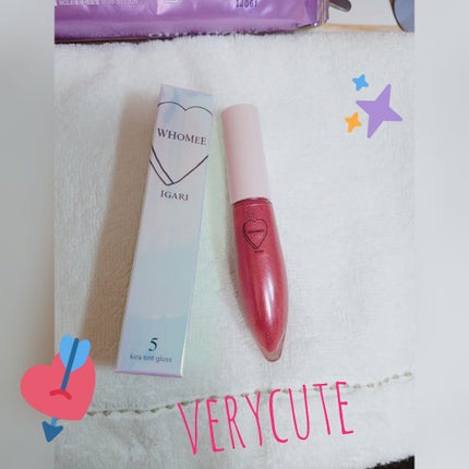 キラティントグロス/WHOMEE/リップティントを使ったクチコミ(1枚目)