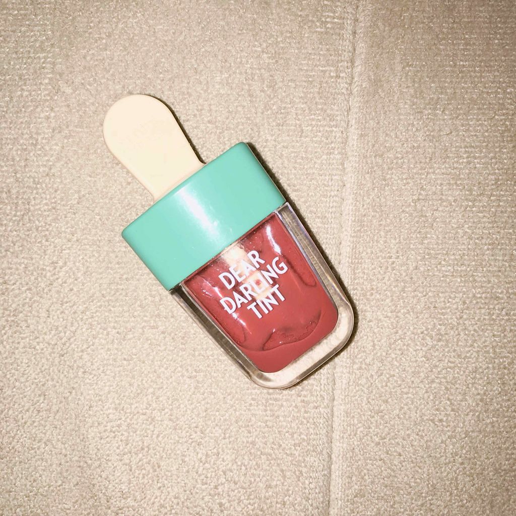 ディアダーリン ウォータージェルティント （アイスティント）/ETUDE/口紅を使ったクチコミ（1枚目）