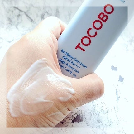 バイオウォータリーサンクリーム/TOCOBO/日焼け止めクリームを使ったクチコミ(3枚目)