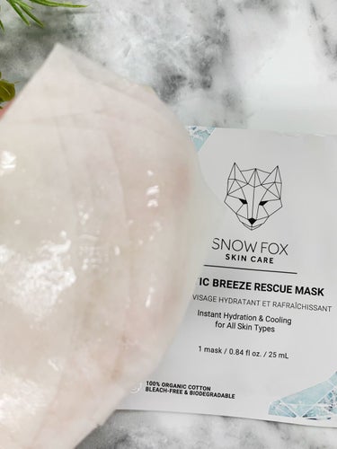 アークティック ブリーズ レスキュー マスク/SNOW FOX SKINCARE/シートマスク・パックを使ったクチコミ（2枚目）