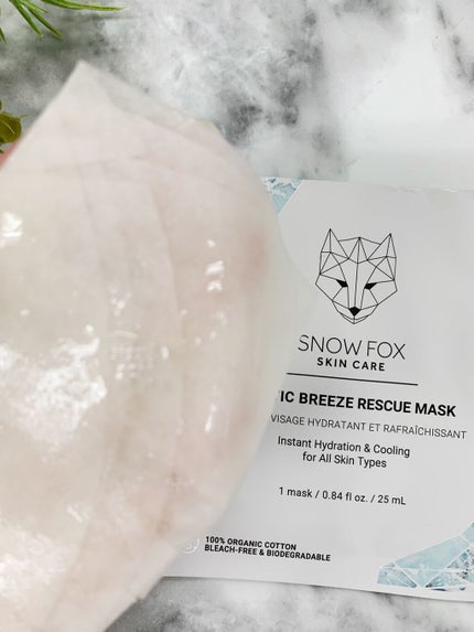 アークティック ブリーズ レスキュー マスク/SNOW FOX SKINCARE/シートマスク・パックを使ったクチコミ(2枚目)