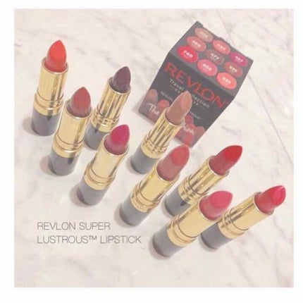 スーパー ラストラス リップスティック/REVLON/口紅を使ったクチコミ(1枚目)