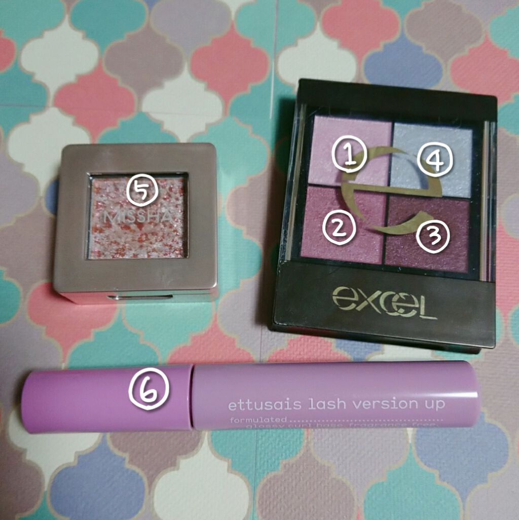 リアルクローズシャドウ/excel/アイシャドウパレットを使ったクチコミ（1枚目）