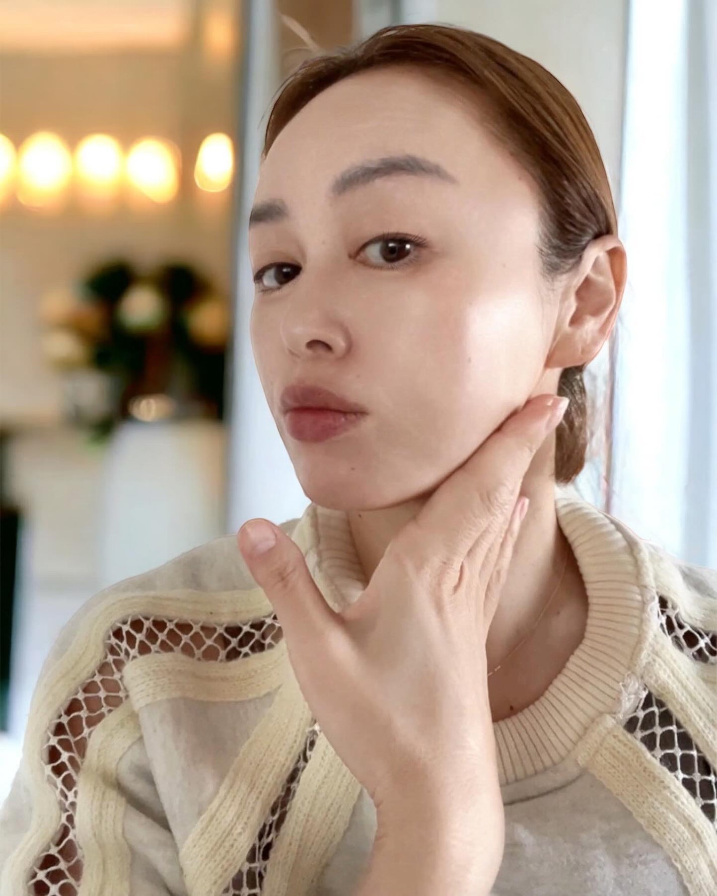 Miwa Kamise on LIPS 「#PR\ 毛穴凹凸修正+水感UPうるさら素肌へ*・/🫧UVカッ..」(8枚目)