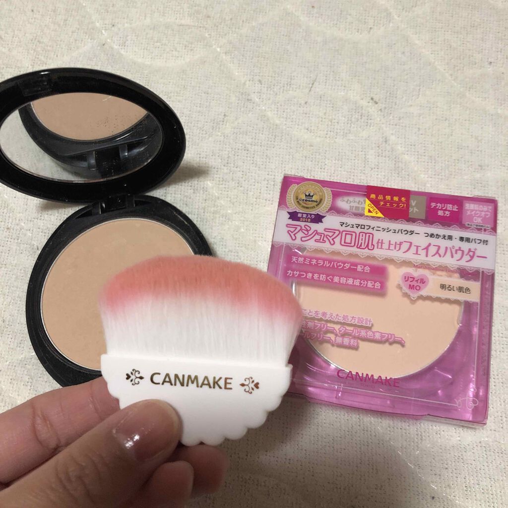 旧品】マシュマロフィニッシュパウダー｜キャンメイクを使った口コミ 「#CANMAKE#マシュマロフィニッシュパ..」 by  さんご(*uωu*)フォロバ(脂性肌/30代前半) | LIPS