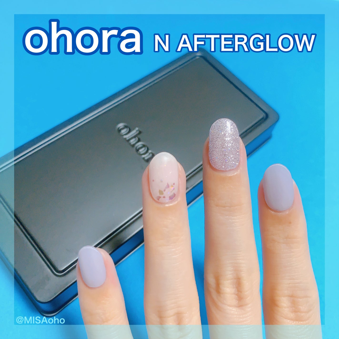 セミキュアジェルネイル(ハンド)/ohora/ネイルシールを使ったクチコミ(2枚目)