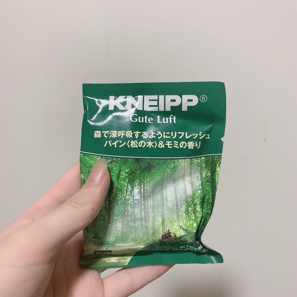 クナイプ グーテルフト バスソルト パイン<松の木>&モミの香り/クナイプ/無機塩系入浴剤を使ったクチコミ(1枚目)