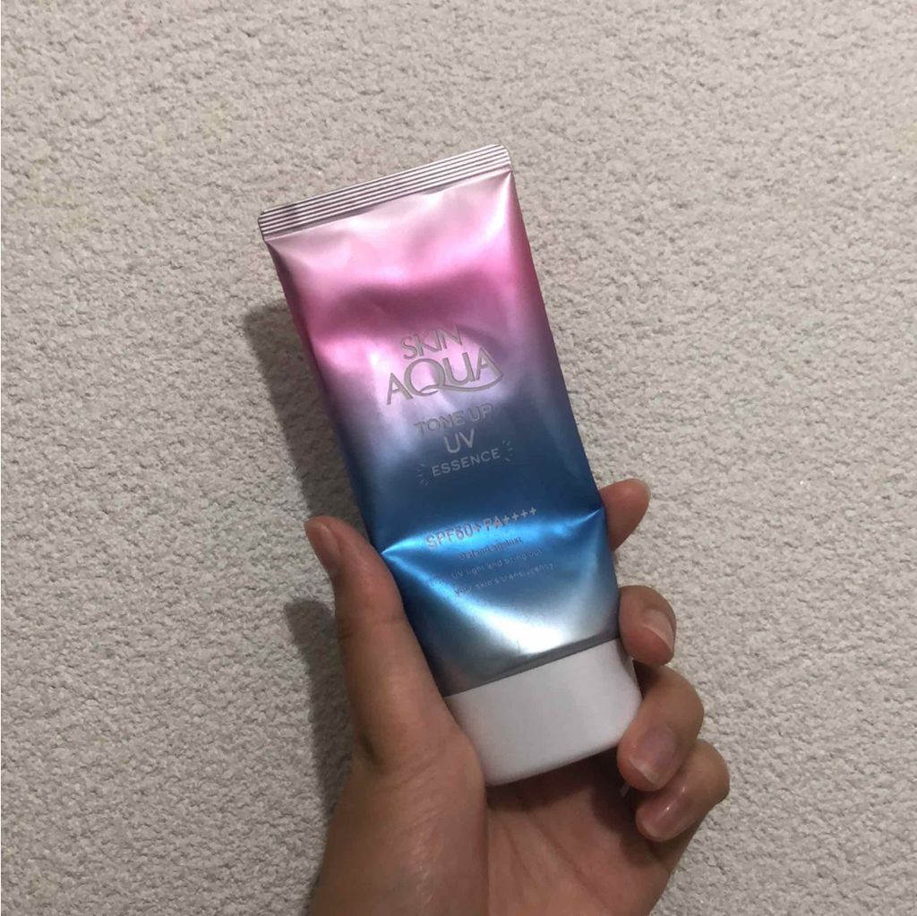 スキンアクア トーンアップUVエッセンス/スキンアクア/日焼け止めクリームを使ったクチコミ(1枚目)