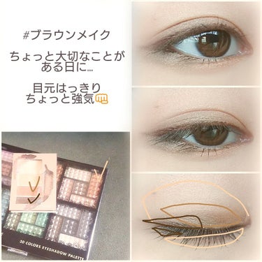 Dolly Angel 30COLORSEYESHADOWPALETTEのクチコミ「アイメイク日記✎*


💮リシェ マイヌーディ アイズ

💮ドンキのアレ


今日は、ご挨拶や.....」（1枚目）