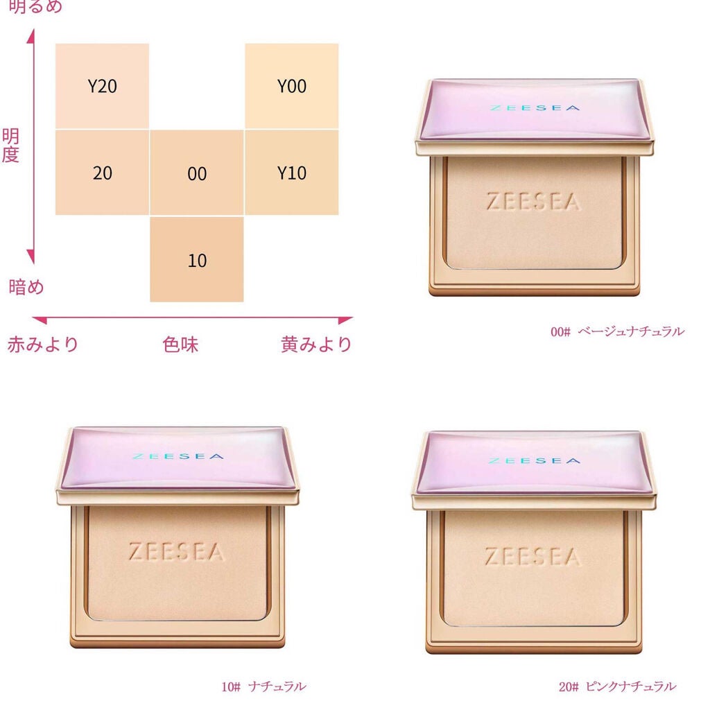 メタバースピンクシリーズ アストロダスト サワヤカシルキーパウダーファンデーション/ZEESEA/パウダーファンデーションを使ったクチコミ(4枚目)