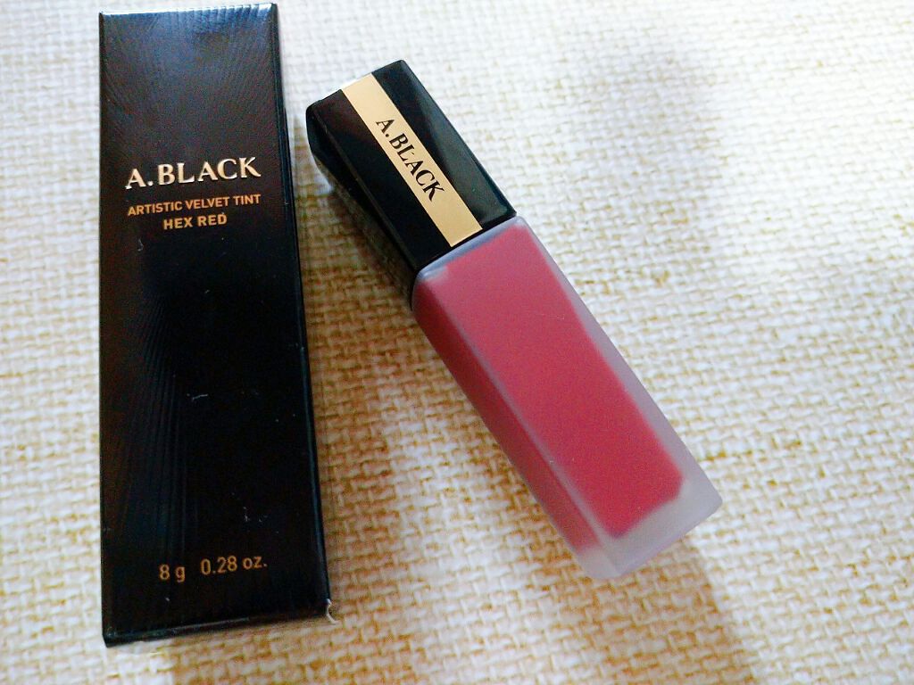 アーティスティックベルベットティント/A.BLACK/リップティントを使ったクチコミ(1枚目)